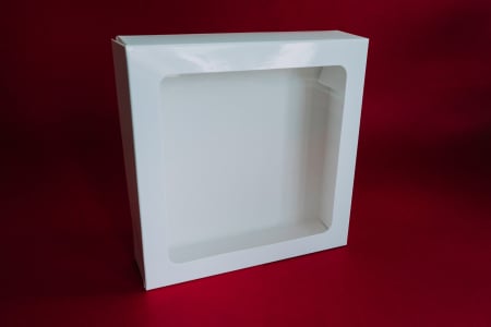 CUTIE 20X20X5, CU FEREASTRA SI TAVITA, E3-TAV- ALB, SET 5 BUC [3]