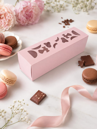 CUTII MICI PENTRU 2-10 MACARONS - MAC2ADT- ROZ