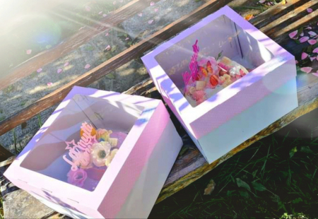 CUTII DE TORT SMART-CAKE BOX - Cutie Pentru Tort 30x30x20 cm, cu fereastra