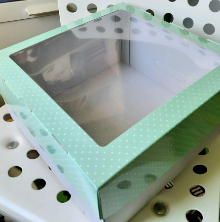 CUTII DE TORT SMART-CAKE BOX - Cutie pentru tort 30x30x20 cm, cu fereastra
