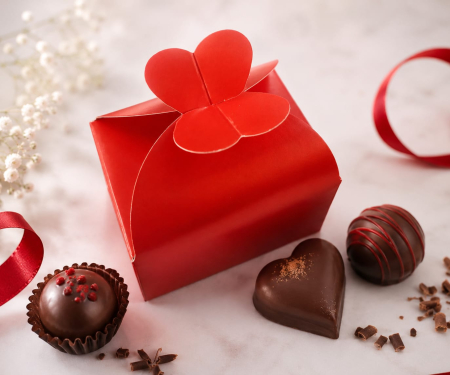 CUTII PENTRU PRALINE CU FUNDITA - KB0- ROSU