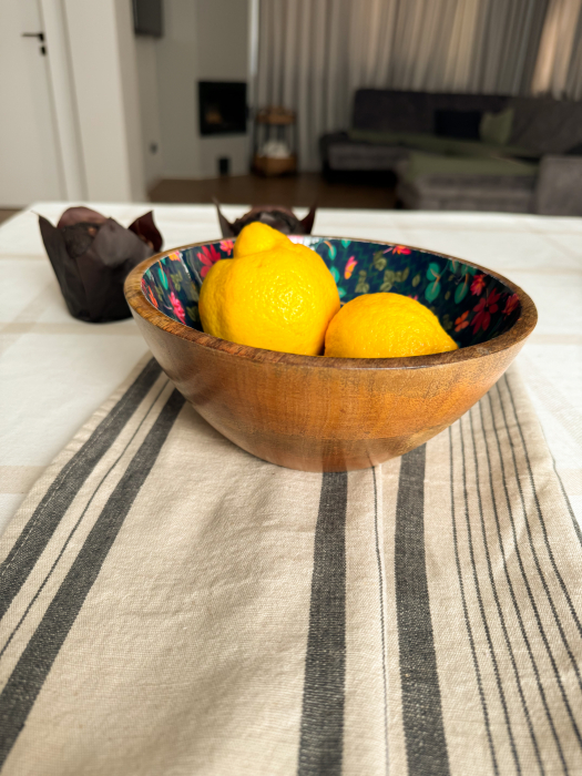 Bol din lemn de mango Midnight [4]