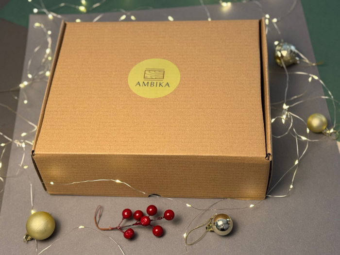 Cadou Craciun Tava din lemn de mango cu doua recipiente din fier si capac din lemn Imperial [3]