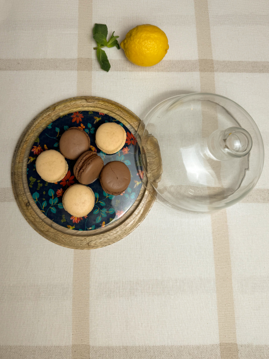 Platou din lemn de mango cu capac din sticla Midnight [4]