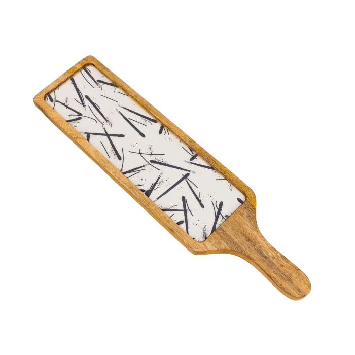 Platou din lemn de mango cu maner Minimalist [1]