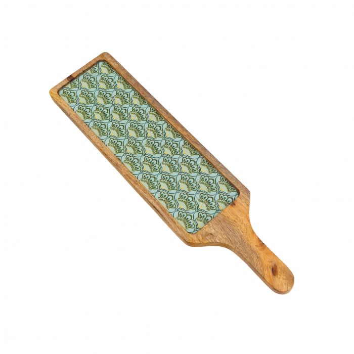 Platou din lemn de mango cu maner Emerald [1]
