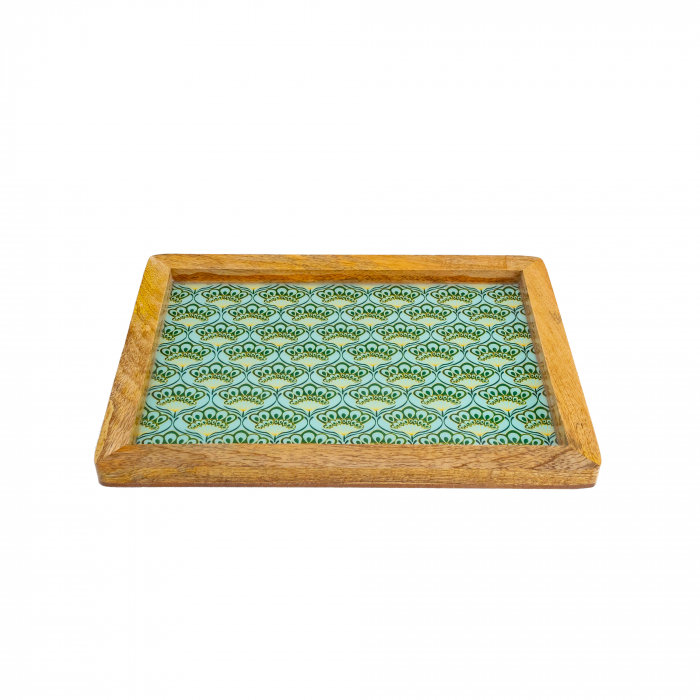 Platou dreptunghiular din lemn de mango Emerald [2]