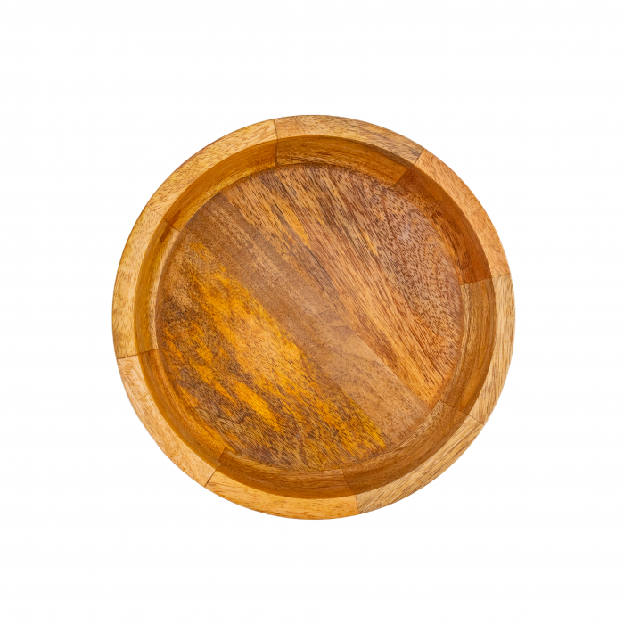 Recipient  cu capac  din lemn de mango Midnight [3]