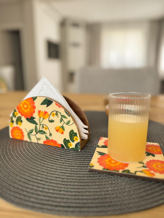 Set 6 suporturi de pahar patrate Joyful [4]