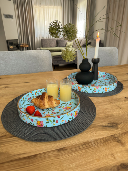 Tava rotunda SpringBlue [4]