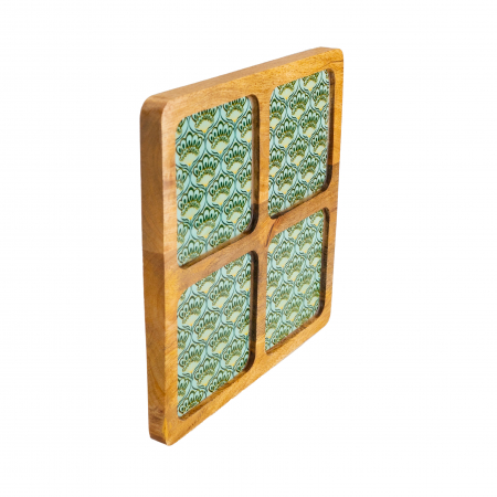 Platou din lemn de mango cu 4 compartimente Emerald [1]