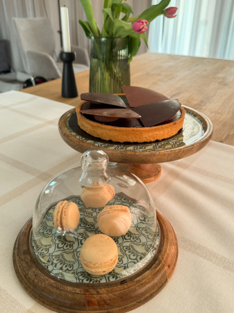 Platou din lemn de mango cu capac din sticla Emerald [5]