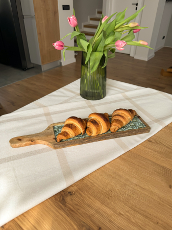 Platou din lemn de mango cu maner Emerald [3]