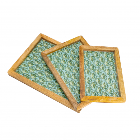 Platou dreptunghiular din lemn de mango Emerald [2]