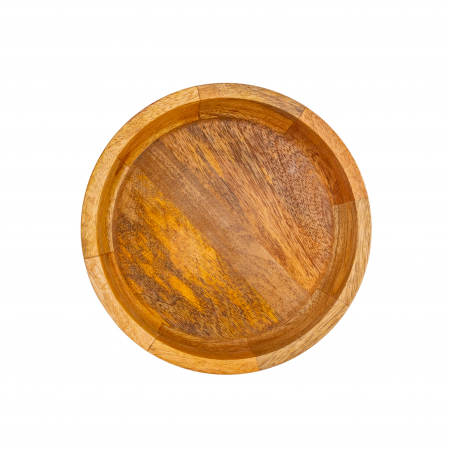 Recipient  cu capac  din lemn de mango Midnight [2]