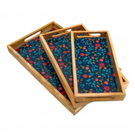 Tava dreptunghiulara din lemn de mango Midnight [2]