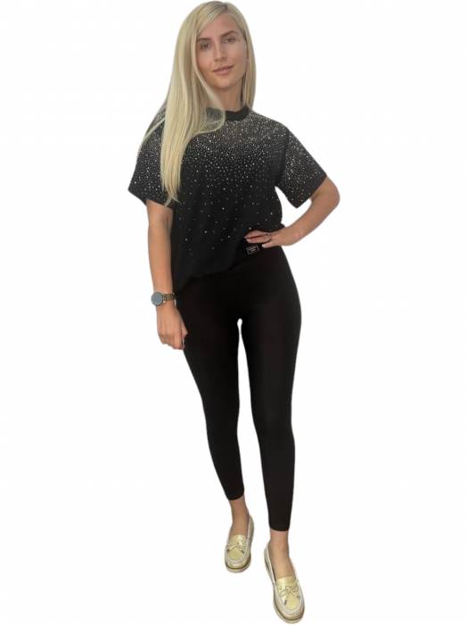 Bluza dama cristale New Zealand 2 - negru [4]