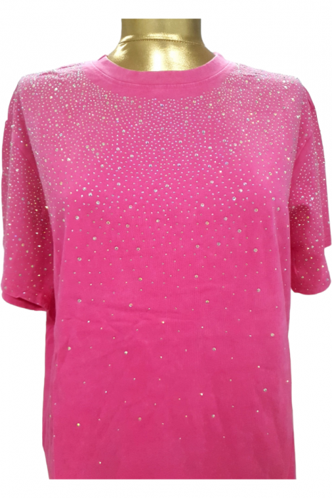 Bluza dama cristale New Zealand 2 - roz [2]