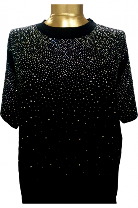 Bluza dama cristale New Zealand 2 - negru [5]