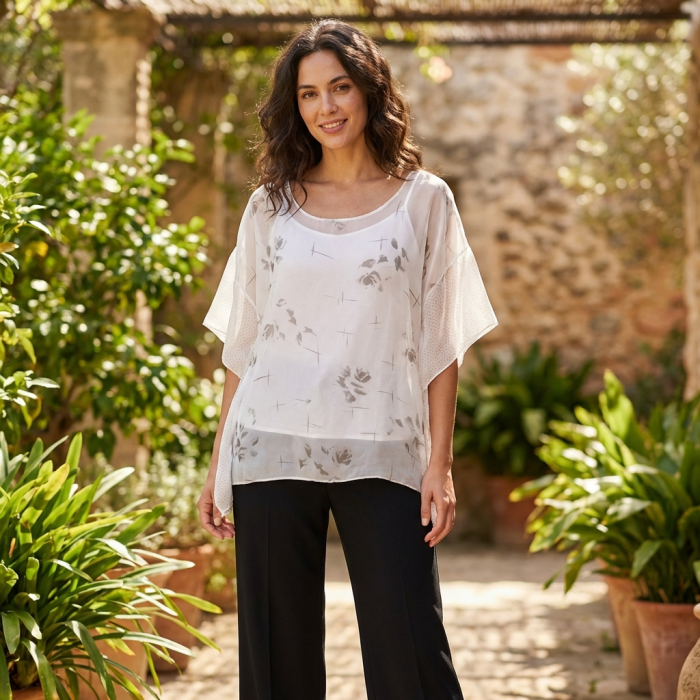 Bluza dama cu aspect de matase - Silky [2]