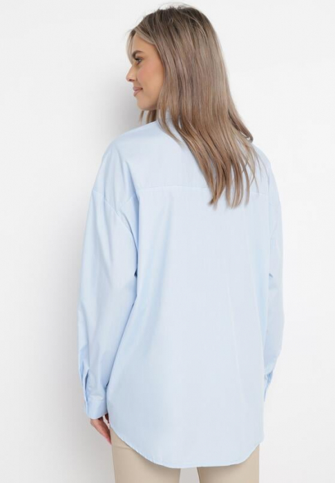 Bluza dama ornata cu strasuri - Jewels- bleu [2]