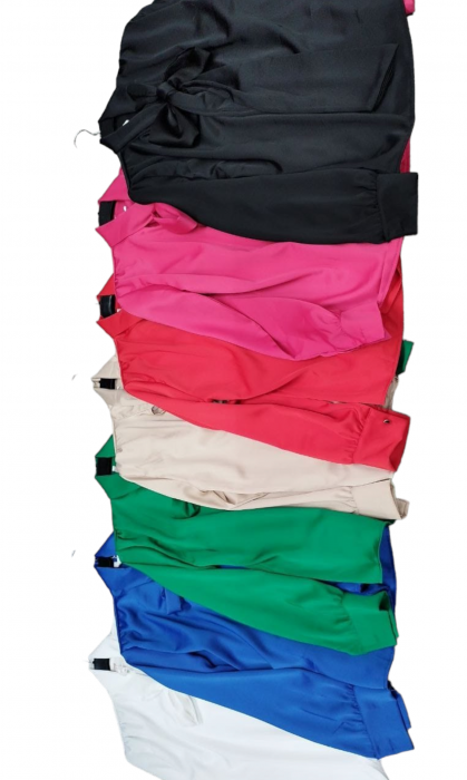 Bluza Dama Satin cu Funda la Gat - Adina [2]