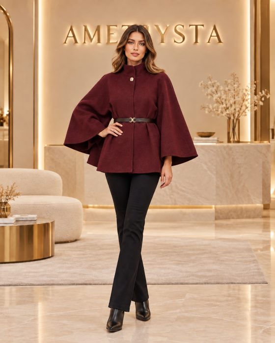 Capa dama cu maneca si croi elegant, marime universala [2]