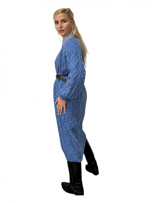 Cardigan Dama Lung Milous Crem - Amethysta.ro [4]