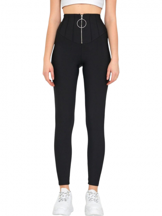 Colanti Dama Corset Negru Talie Inalta - Doris [1]