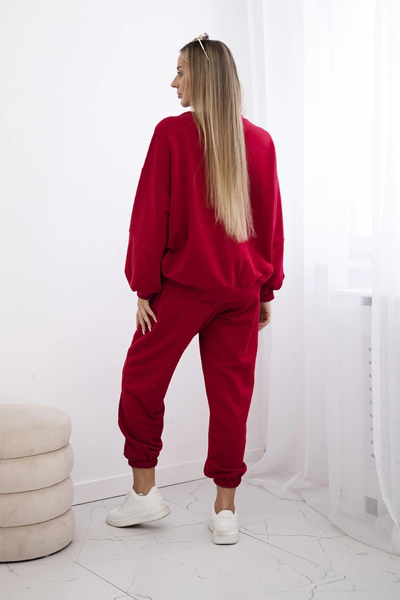 Compleu Dama 2 Piese din Bumbac Premium - Set 2 Piese Hanorac si Pantaloni [2]