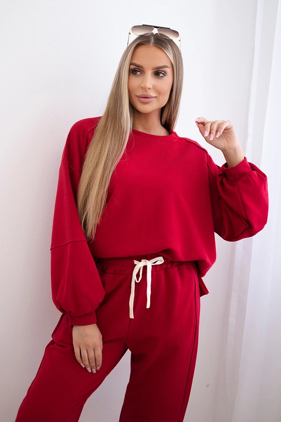 Compleu Dama 2 Piese din Bumbac Premium - Set 2 Piese Hanorac si Pantaloni [3]