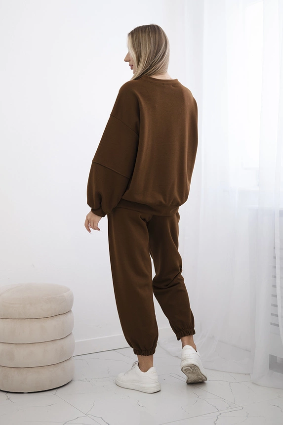 Compleu Dama 2 Piese din Bumbac Premium - Set 2 Piese Hanorac si Pantaloni [2]