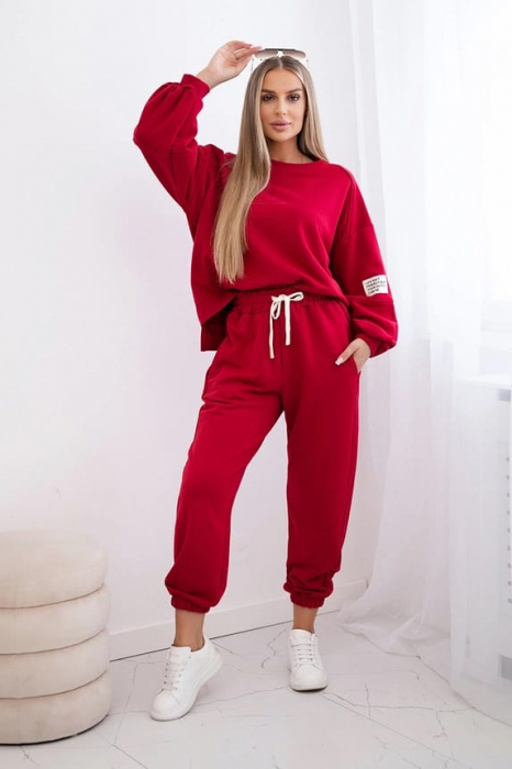 Compleu Dama 2 Piese din Bumbac Premium - Set 2 Piese Hanorac si Pantaloni [1]
