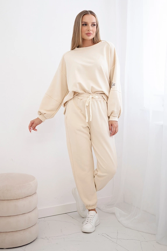 Compleu Dama 2 Piese din Bumbac Premium - Set 2 Piese Hanorac si Pantaloni [1]