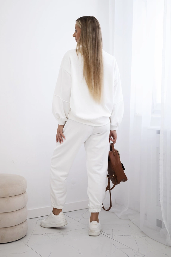 Compleu Dama 2 Piese din Bumbac Premium - Set 2 Piese Hanorac si Pantaloni [2]