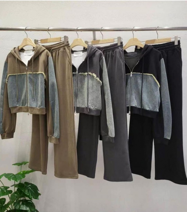 Compleu Dama 2 Piese Denim Blend [2]