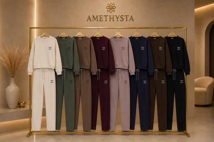 Compleu dama cu pantaloni si bluza MIN cu strasuri, croi lejer [2]