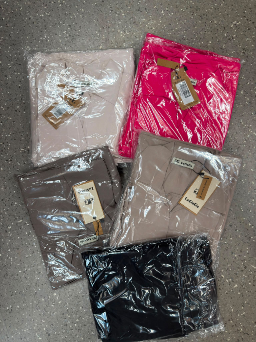 Compleu dama din viscoza cu camasa si pantaloni largi cu nasturi laterali [4]