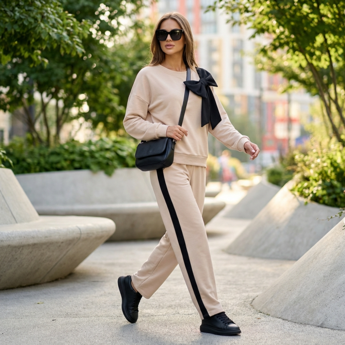 Compleu Dama Lejer Camasa si Pantaloni - Marime Universala S-XL [11]