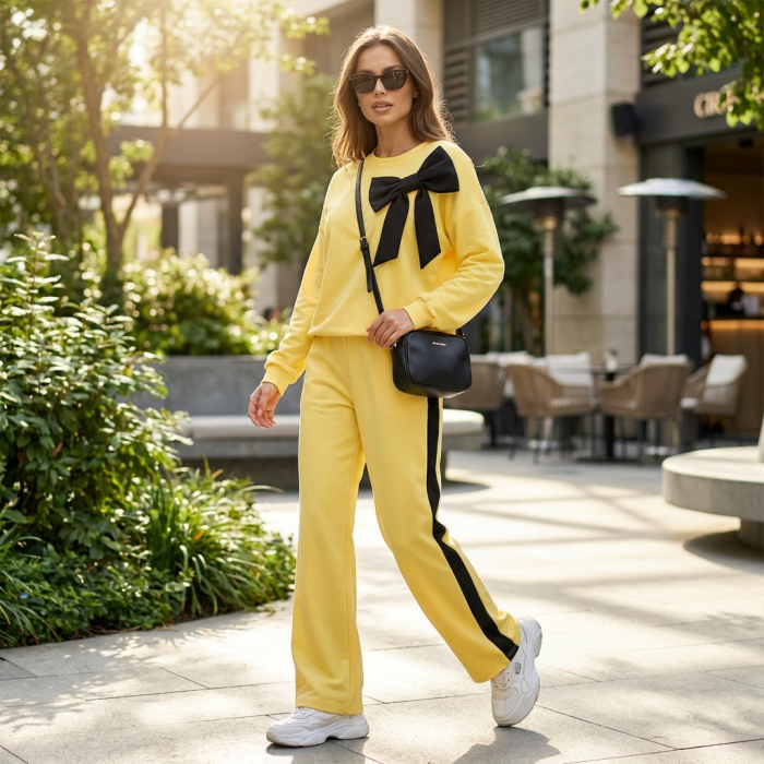 Compleu Dama Lejer Camasa si Pantaloni - Marime Universala S-XL [15]