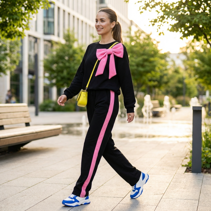 Compleu Dama Lejer Camasa si Pantaloni - Marime Universala S-XL [13]