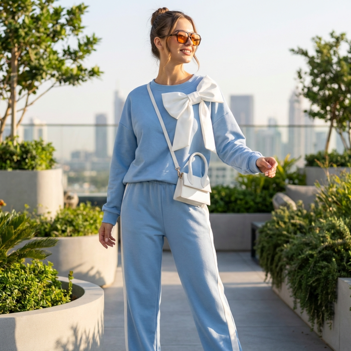 Compleu Dama Lejer Camasa si Pantaloni - Marime Universala S-XL [5]