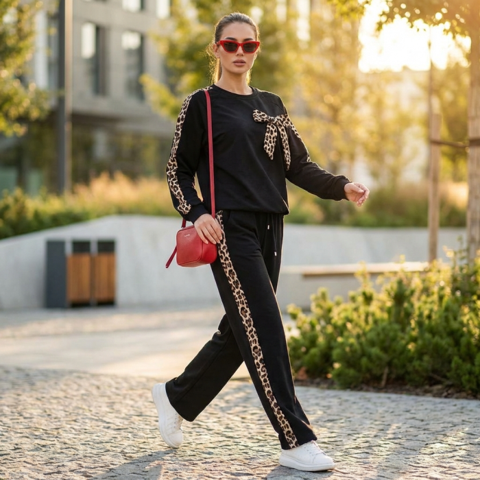 Compleu Dama Lejer Camasa si Pantaloni Scurti - Marime S-XL [6]