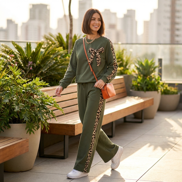 Compleu Dama Lejer Camasa si Pantaloni Scurti - Marime S-XL [7]