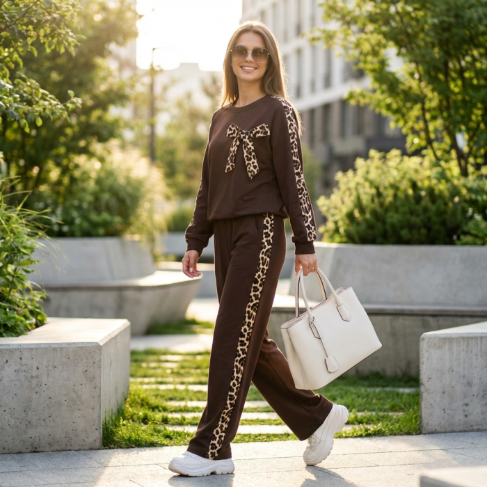 Compleu Dama Lejer Camasa si Pantaloni Scurti - Marime S-XL [11]