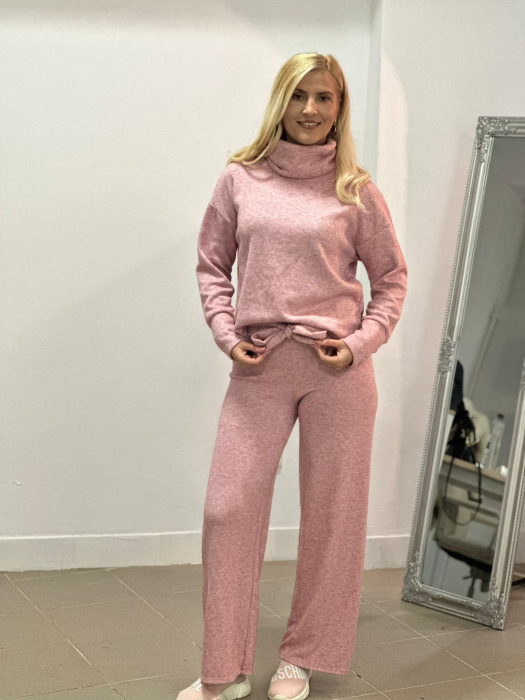 Compleu Dama Molton Bluza si Pantalon - Albastru - Amethysta.ro [1]