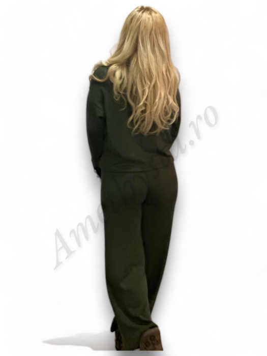 Compleu Dama Molton Bluza si Pantalon - Kaky - Amethysta.ro [4]
