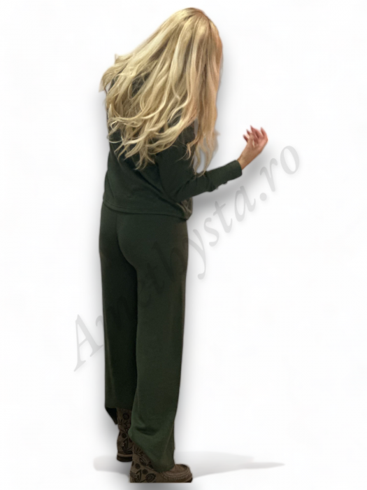 Compleu Dama Molton Bluza si Pantalon - Kaky - Amethysta.ro [5]