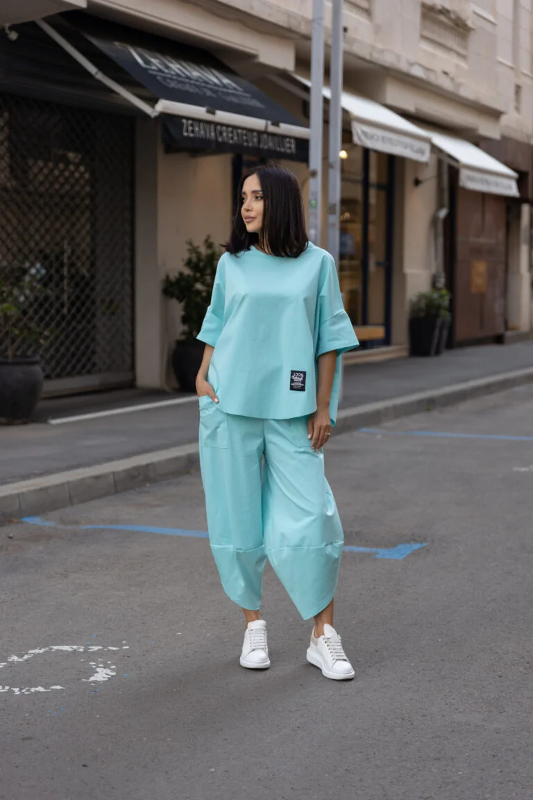 Compleu dama trening sport pantaloni si bluza - PREMIUM COTTON Comfy [10]