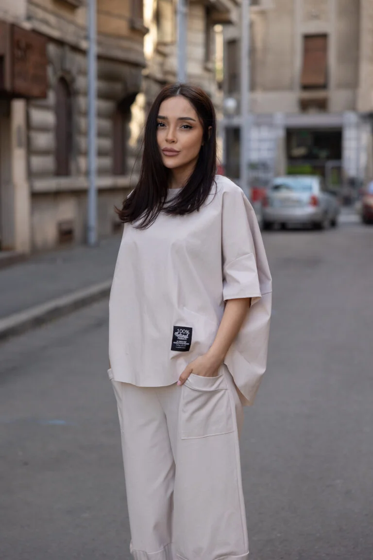 Compleu dama trening sport pantaloni si bluza - PREMIUM COTTON Comfy [3]